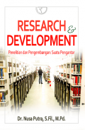 Reseach & Development Penelitian dan Pengembangan : Suatu Pengantar